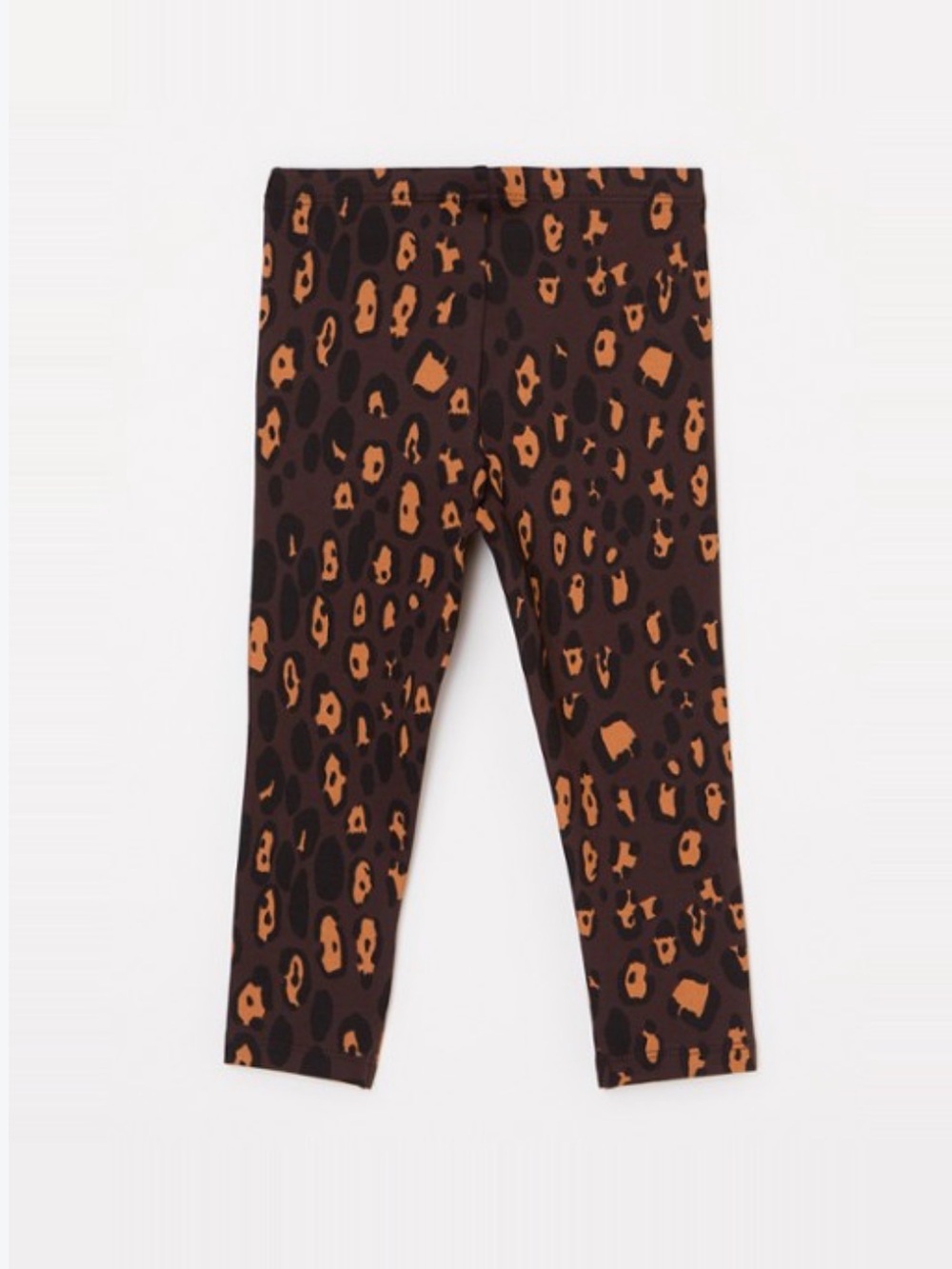 Mini Rodini Leopard Print Leggings Brown Kids Size 104/110 3-5Y
